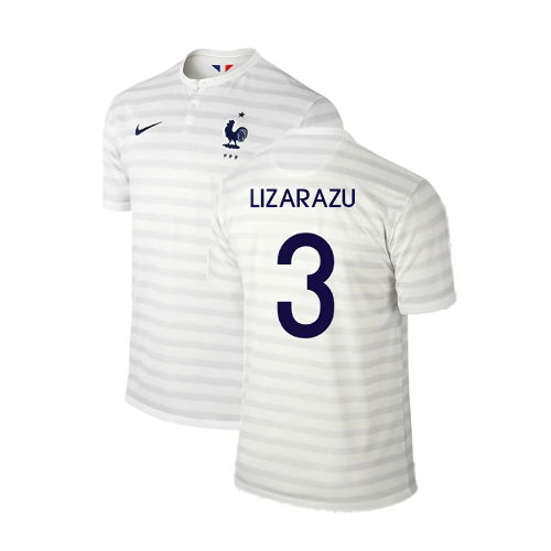 France 2014-15 Away Shirt ((Excellent) M) (Lizarazu 3)