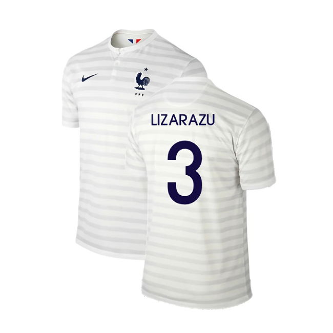France 2014-15 Away Shirt ((Excellent) M) (Lizarazu 3)