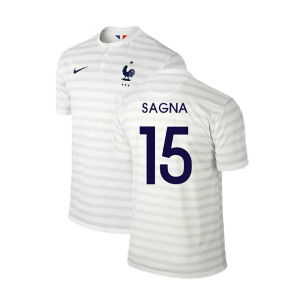 France 2014-15 Away Shirt ((Excellent) M) (Sagna 15)