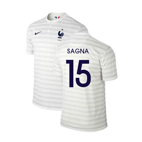 France 2014-15 Away Shirt ((Excellent) M) (Sagna 15)