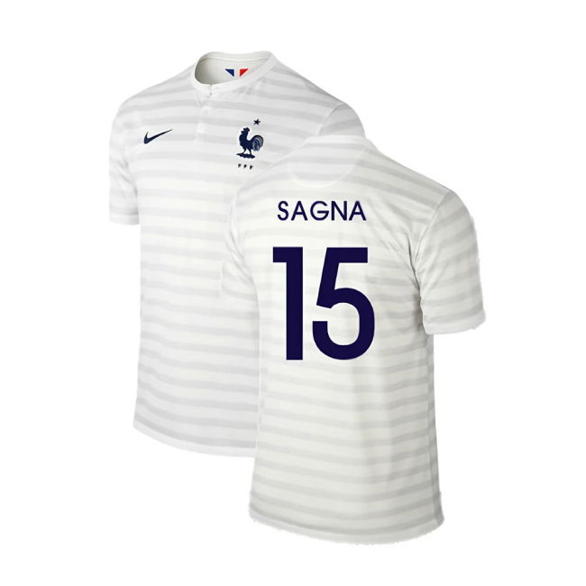 France 2014-15 Away Shirt ((Excellent) M) (Sagna 15)