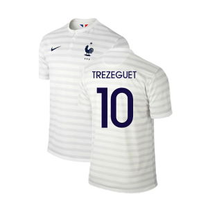 France 2014-15 Away Shirt ((Excellent) M) (Trezeguet 10)