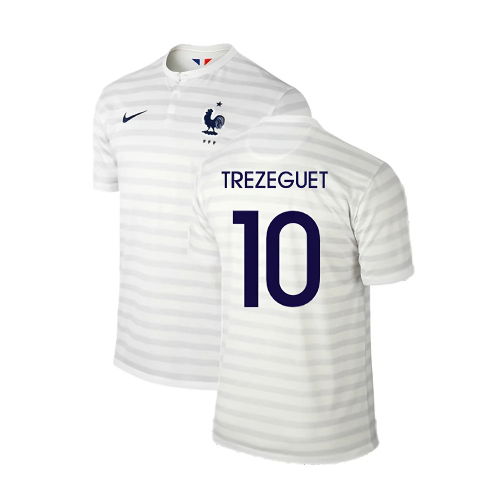 France 2014-15 Away Shirt ((Excellent) M) (Trezeguet 10)