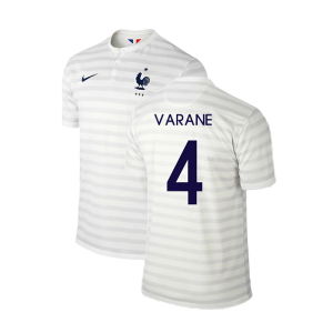 France 2014-15 Away Shirt ((Excellent) M) (Varane 4)