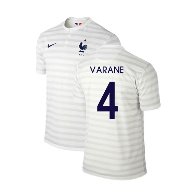 France 2014-15 Away Shirt ((Excellent) M) (Varane 4)