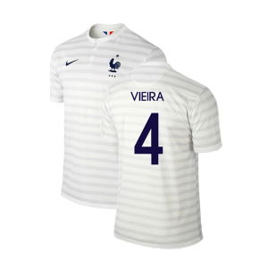 France 2014-15 Away Shirt ((Excellent) M) (Vieira 4)