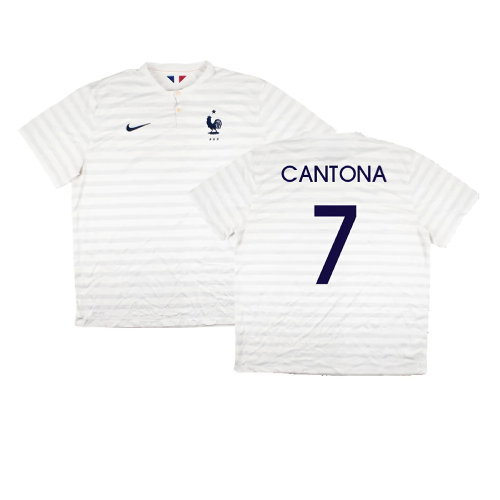 France 2014-15 Away Shirt ((Very Good) XXL) (Cantona 7)