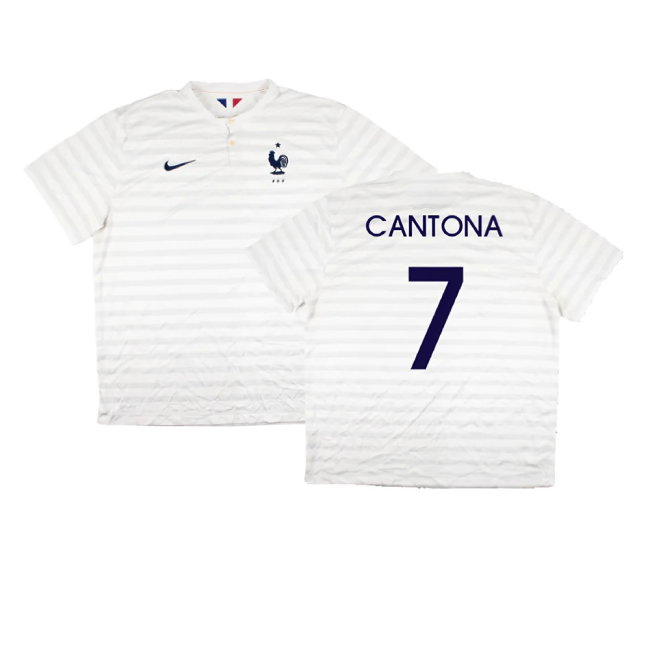 France 2014-15 Away Shirt ((Very Good) XXL) (Cantona 7)