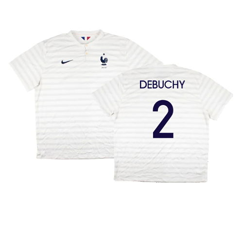 France 2014-15 Away Shirt ((Very Good) XXL) (Debuchy 2)