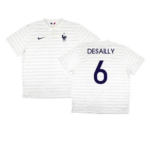 France 2014-15 Away Shirt ((Very Good) XXL) (Desailly 6)