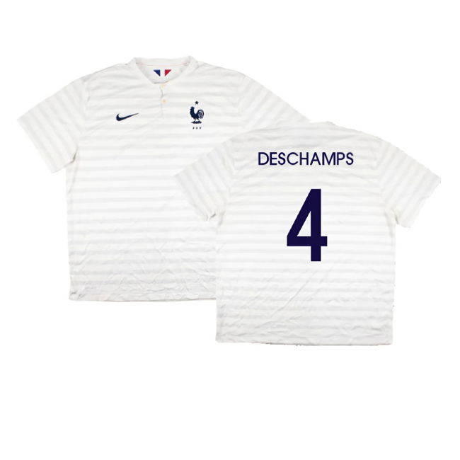 France 2014-15 Away Shirt ((Very Good) XXL) (Deschamps 4)