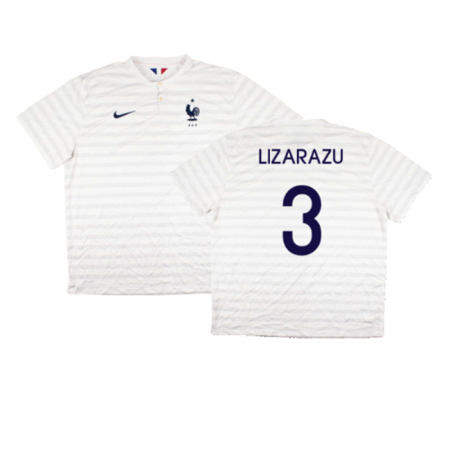 France 2014-15 Away Shirt ((Very Good) XXL) (Lizarazu 3)