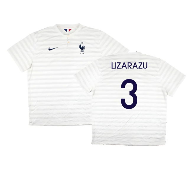 France 2014-15 Away Shirt ((Very Good) XXL) (Lizarazu 3)