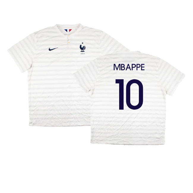 France 2014-15 Away Shirt ((Very Good) XXL) (Mbappe 10)