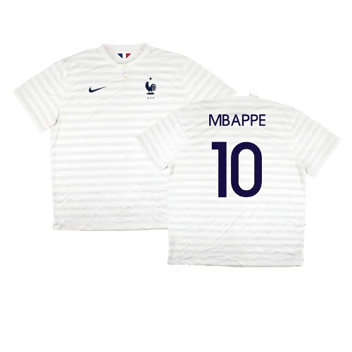 France 2014-15 Away Shirt ((Very Good) XXL) (Mbappe 10)