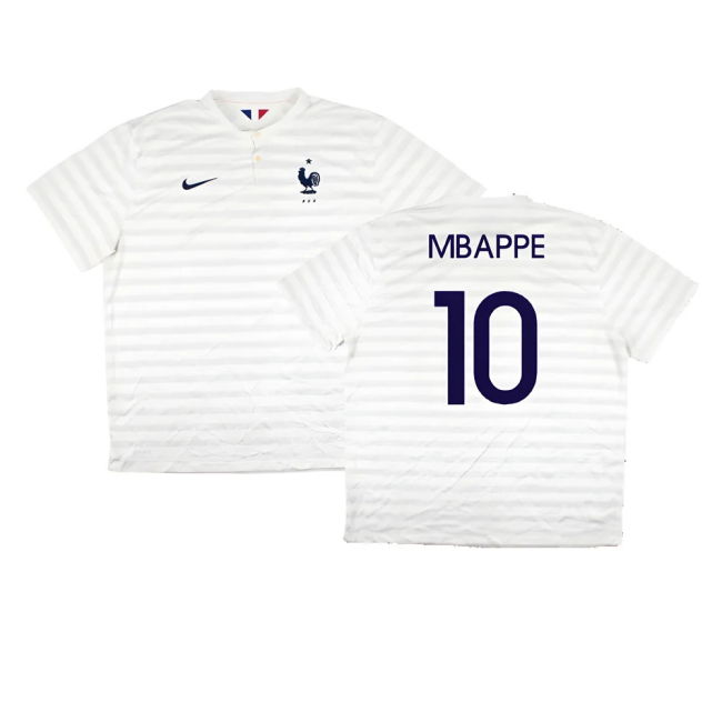 France 2014-15 Away Shirt ((Very Good) XXL) (Mbappe 10)