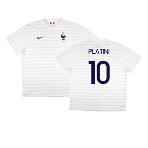 France 2014-15 Away Shirt ((Very Good) XXL) (Platini 10)