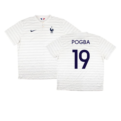 France 2014-15 Away Shirt ((Very Good) XXL) (Pogba 19)