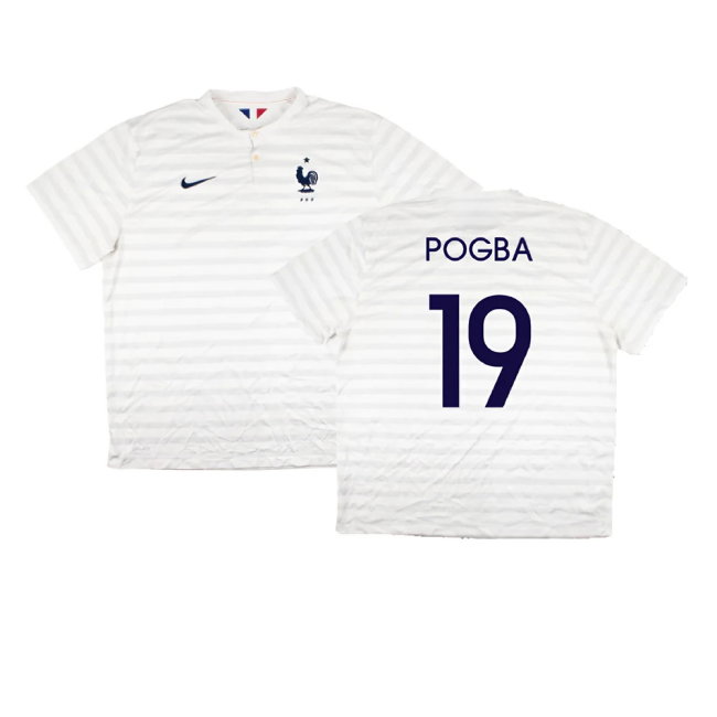 France 2014-15 Away Shirt ((Very Good) XXL) (Pogba 19)
