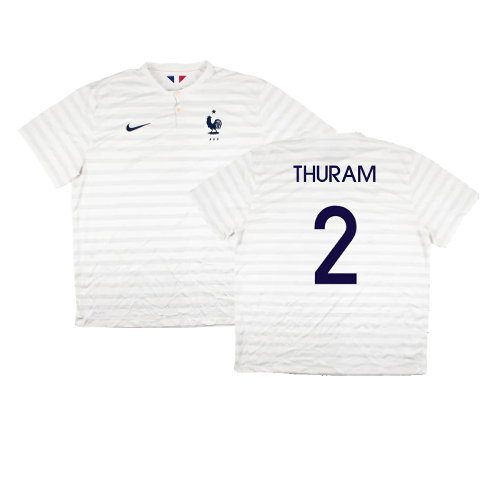 France 2014-15 Away Shirt ((Very Good) XXL) (Thuram 2)