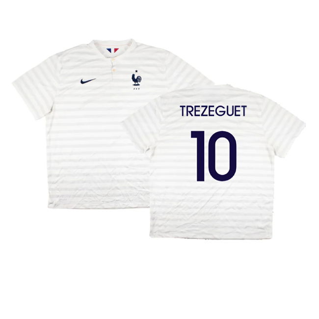 France 2014-15 Away Shirt ((Very Good) XXL) (Trezeguet 10)