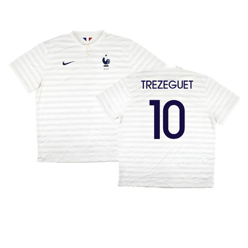 France 2014-15 Away Shirt ((Very Good) XXL) (Trezeguet 10)