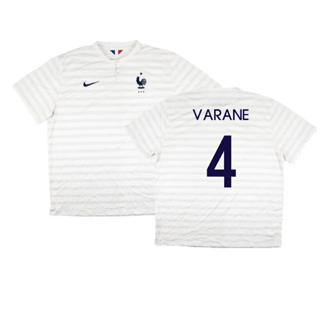 France 2014-15 Away Shirt ((Very Good) XXL) (Varane 4)