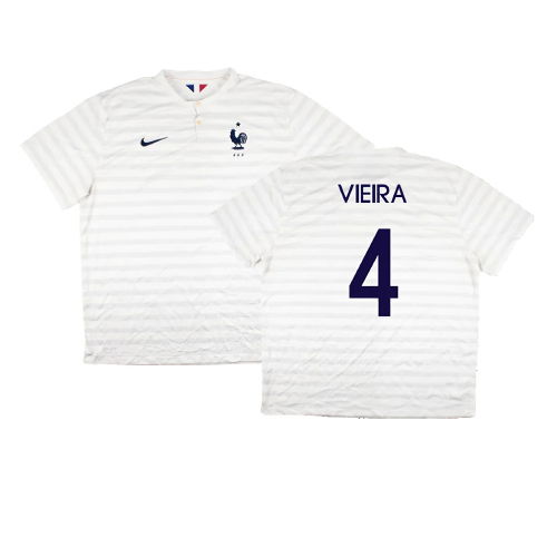 France 2014-15 Away Shirt ((Very Good) XXL) (Vieira 4)