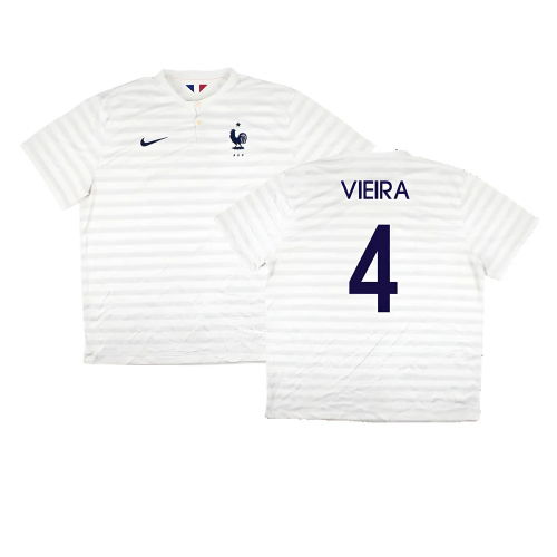 France 2014-15 Away Shirt ((Very Good) XXL) (Vieira 4)