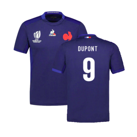 France RWC 2023 Home Rugby Shirt (Dupont 9)
