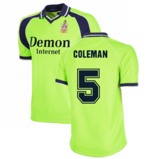 Fulham FC 1999 - 2000 Away Retro Football Shirt (Coleman 5)