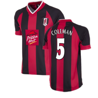 Fulham FC 2001 - 02 Away Retro Football Shirt (Coleman 5)