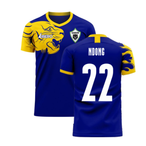 Gabon 2025-2026 Away Concept Football Kit (Libero) (NDONG 22)