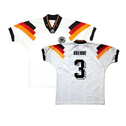 Germany 1992-93 Home Shirt ((Excellent) L) (Brehme 3)