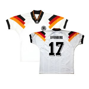 Germany 1992-93 Home Shirt ((Excellent) L) (Effenberg 17)