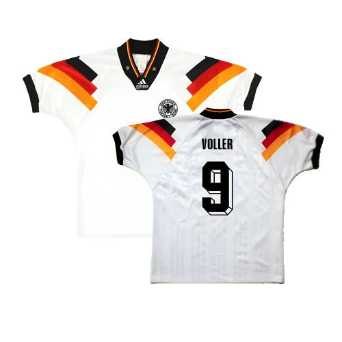 Germany 1992-93 Home Shirt ((Excellent) L) (Voller 9)