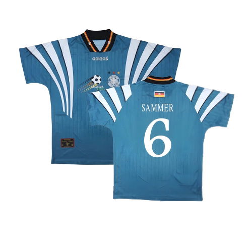 Germany 1996-98 Away Shirt ((Very Good) S) (Sammer 6)