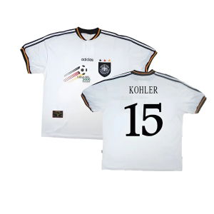 Germany 1996-98 Home Shirt ((Excellent) S) (Kohler 15)