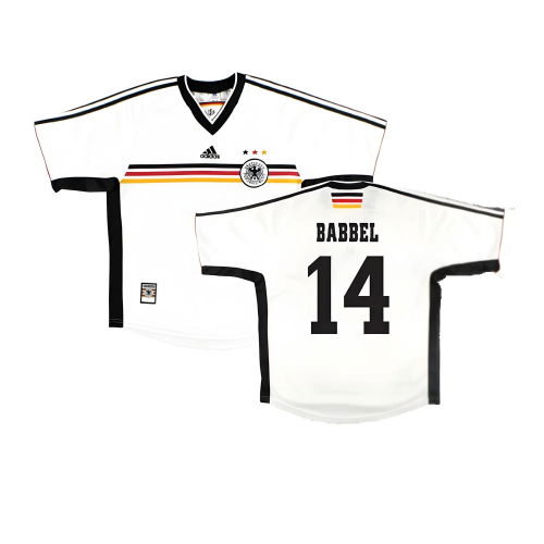 Germany 1998-00 Home Shirt ((Very Good) L) (Babbel 14)