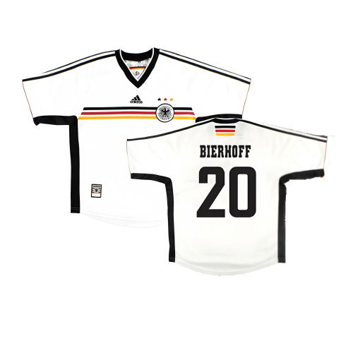 Germany 1998-00 Home Shirt ((Very Good) L) (Bierhoff 20)
