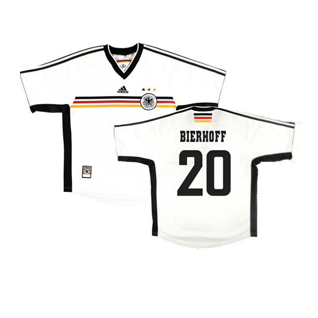 Germany 1998-00 Home Shirt ((Very Good) L) (Bierhoff 20)