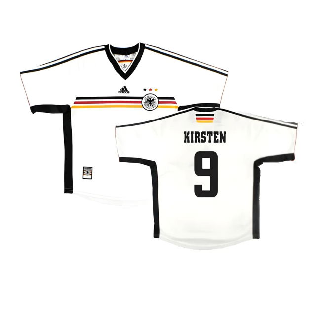 Germany 1998-00 Home Shirt ((Very Good) L) (Kirsten 9)