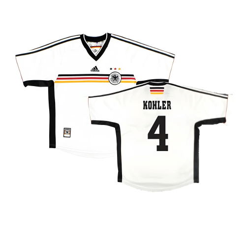 Germany 1998-00 Home Shirt ((Very Good) L) (Kohler 4)