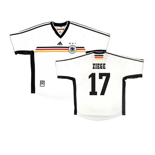 Germany 1998-00 Home Shirt ((Very Good) L) (Ziege 17)