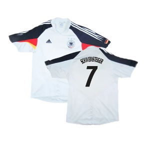 Germany 2004-05 Home Shirt ((Very Good) M) (Schweinsteiger 7)