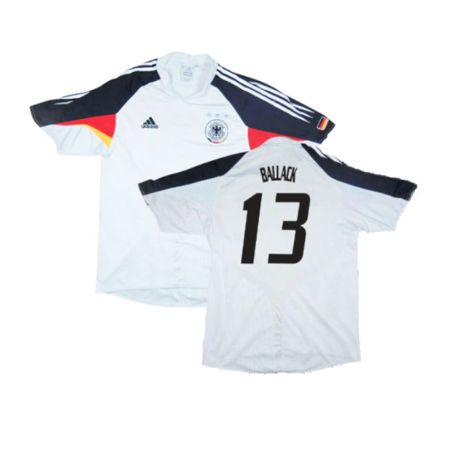 Germany 2004-06 Home Shirt ((Excellent) XL) (Ballack 13)