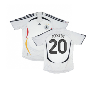 Germany 2005-07 Home Shirt ((Excellent) XL) (Podolski 20)