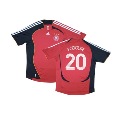 Germany 2006-08 Away Shirt ((Excellent) XXL) (Podolski 20)