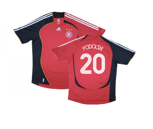Germany 2006-08 Away Shirt ((Excellent) XXL) (Podolski 20)