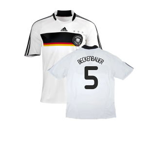 Germany 2008-09 Home Shirt ((Good) S) (BECKENBAUER 5)